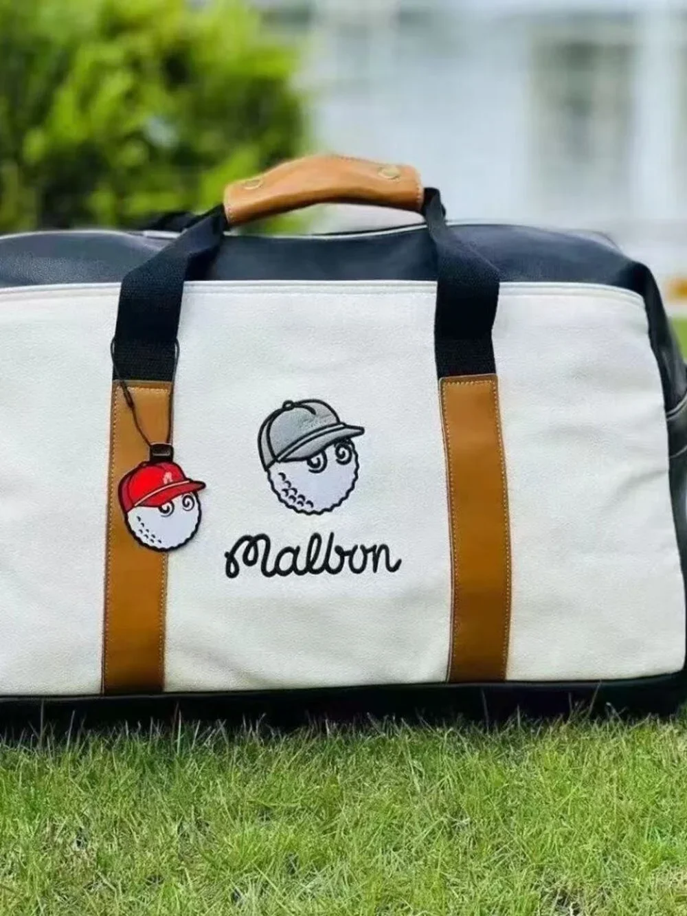 Malbon Golf Travel Bag Garment Hand Carry Bag Large Capacity Stylish